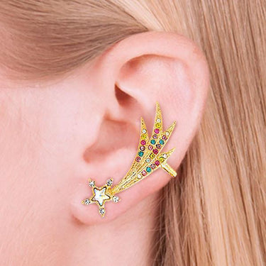 Crystal Shooting Star Earring
